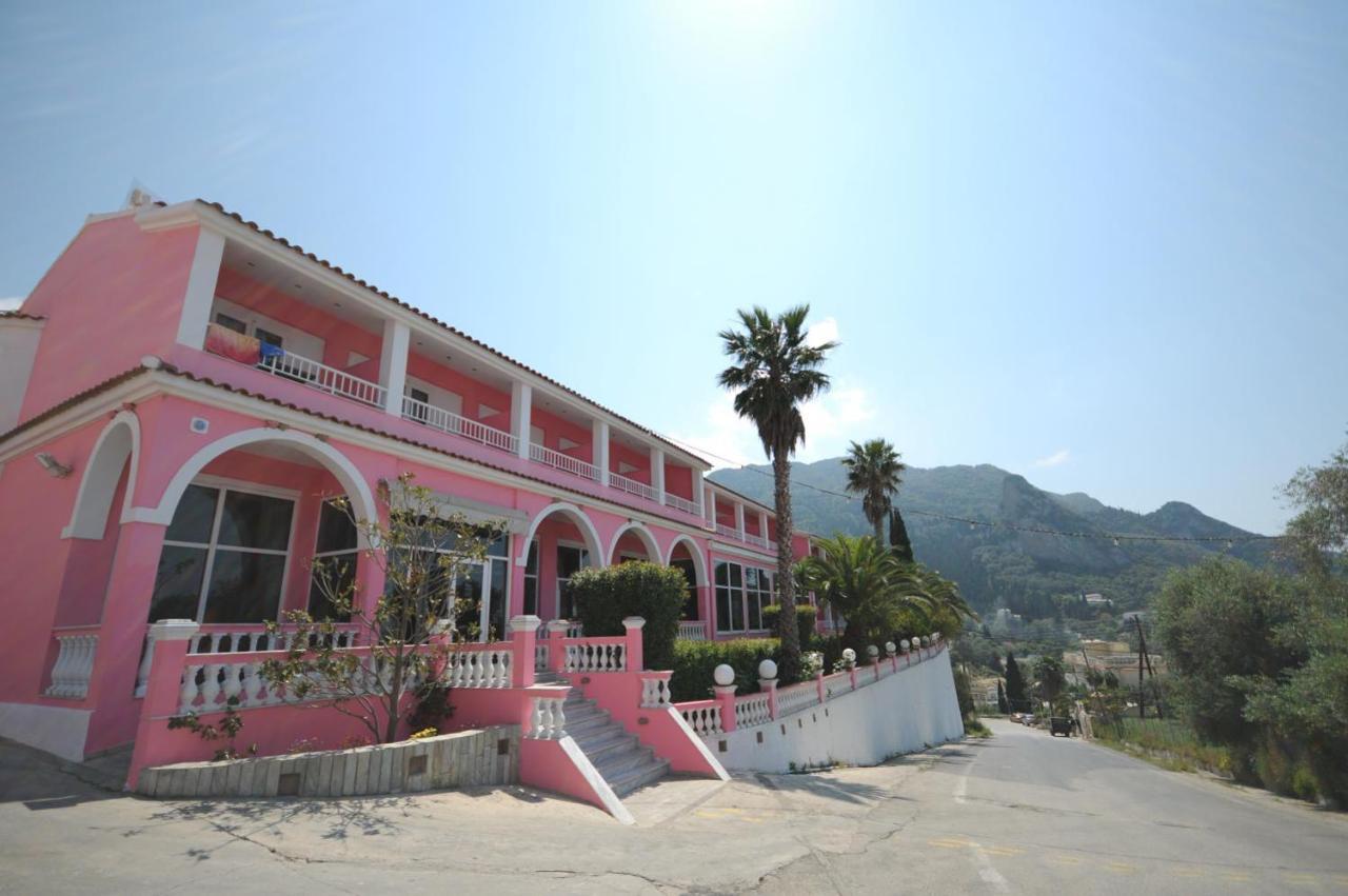 Pink Palace Beach Resort Agios Gordios  Bagian luar foto